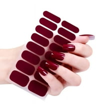 16 Strips Strips Nail Stickers Set for UV Lamp 3D Nails Polish Wraps Fashion Nail Art Stickers