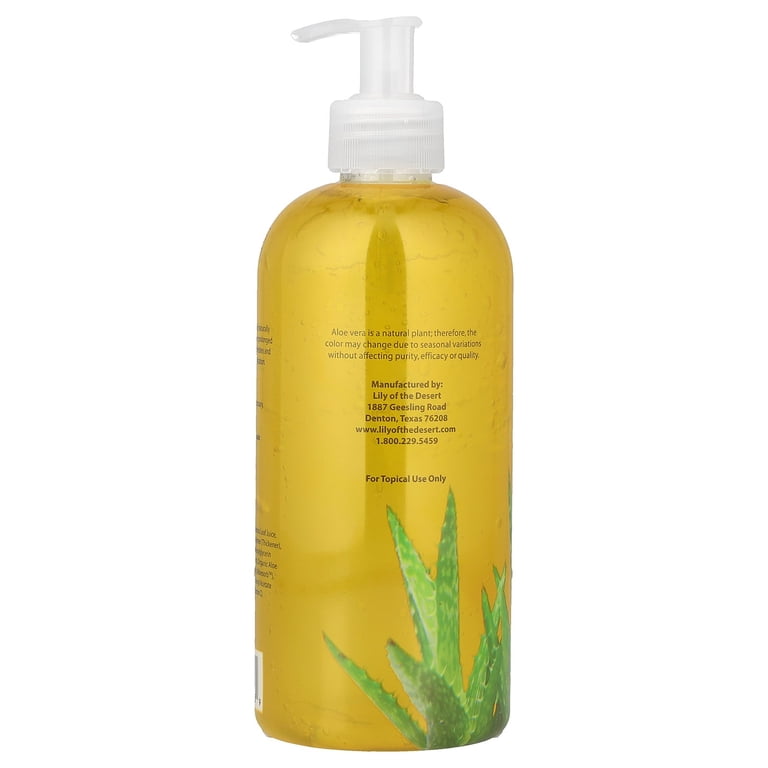 Lily of the Desert 99% Aloe Vera Gelly, Soothing Moisturizer, 16 oz (454 g)