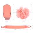 thumbnail image 3 of YAOMOBB Bath Gloves Soft Bath Scrubber Set Lint Free Water Absorption with Reusable Brushes Cleaning Tool, 3 of 7