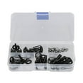 thumbnail image 4 of Ceramic Guide Ring Set, Anti Tangled 5 Apertures Lightweight Fishing Rod Guides Stainless Steel Frame With Storage Box For Replacement, 4 of 8