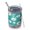 Turquoise Daisy Flower-2, variant on 12oz Tumblers Turquoise Daisy Flower Floral Pattern Vacuum Insulated Stainless Steel Travel Tumbler Cups Mug with Lid and Straw for Beer,Coffee,Beverages with Cleaning Brush for Cold & Hot Drinks