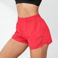 thumbnail image 5 of CHEEREAM Running Shorts for Womens Athletic High Waist Quick Dry Bottom for Workout Gym Side Splited Sweatshorts, 5 of 6
