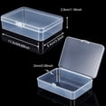 thumbnail image 2 of 24 paquetes de recipientes pequeños de plástico transparente SATINIOR con tapa con bisagras para gua, 2 of 6
