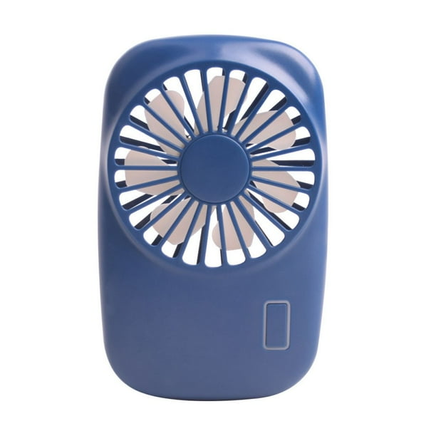 Mini ventilador portátil, potente y ajustable, recargable por USB, ideal para niños, mujeres y hombres; fresco para llevar, en casa, en la oficina, al aire libre y para viajes; azul marino