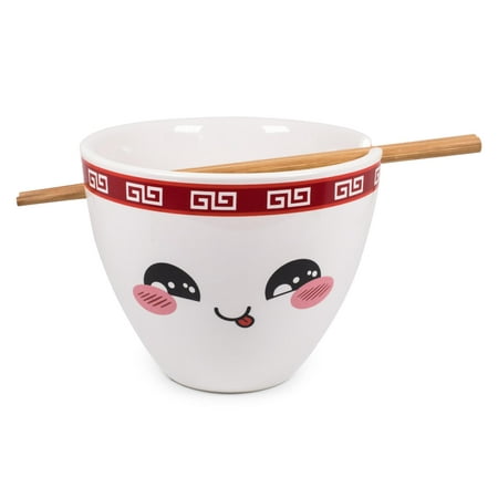 

Bowl Bop Tso Hungry Japanese Dinnerware Set | 16-Ounce Ramen Bowl Chopsticks