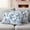 Blue, variant on Purple Brown Spring Floral Outdoor Waterproof Pillow Covers, Watercolor Blooming Botanical Summer Decorative Square Throw Pillowcase Sofa Cushion Sham for Patio/Couch/Chair, 26"x26" 2 Pack