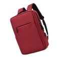 thumbnail image 3 of Advancent Mochilas para portátil de 15,5 pulgadas de almacenamiento de manga de gran capacidad con orificio de carga Bolsas de hombro Ropa Deportiva, Zapatos Rojo, 3 of 6