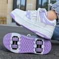thumbnail image 5 of Yiomxhi Kids Roller Shoes, Boys Girls Sneakers with Wheels, Become Sport Sneaker for Birthday Children Christmas Gift, Adjustable Roller Skates Suitable for School Outdoor, 5 of 7