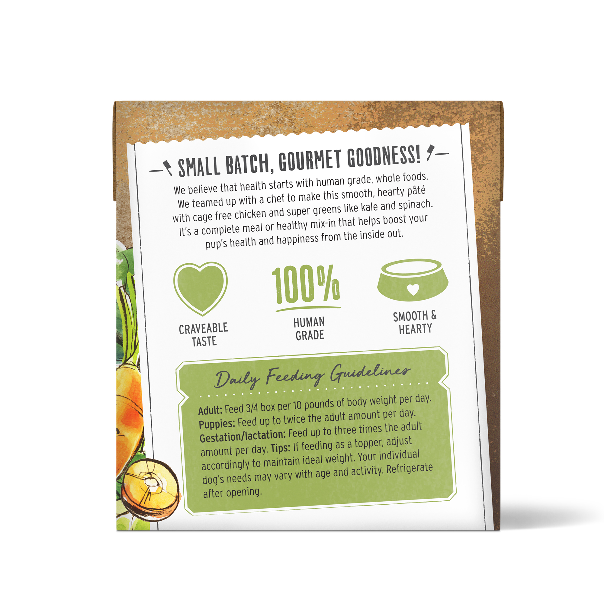 The Honest Kitchen Butcher Block Pâté: Chicken & Super Greens Wet Dog Food, 10.5 oz x1