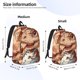 thumbnail image 2 of Balery Dinosaur Baking Delight Mochila Clásica Impresa Básica para Viaje, Mochila Escolar Resistente al Agua, Mochila de Lona con Correas Ajustables-Small, 2 of 5