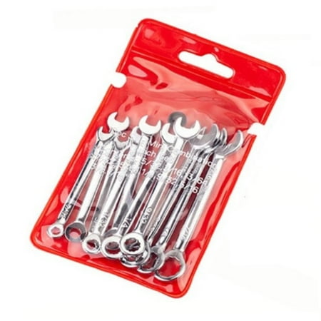 

Fule 10pcs Mini Spanner Wrenches Set Hand Tools Explosion-proof British/Metric Type