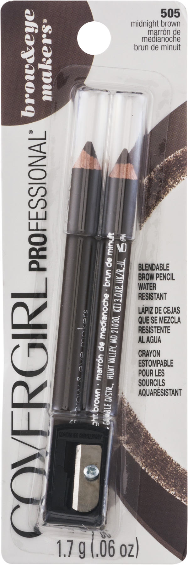 Covergirl Professional Brow&Eye Makers 505 Midnight Brown, 0.06 OZ - image 2 of 9