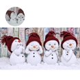 thumbnail image 3 of Kits de pintura de diamantes de bricolaje de muñeco de nieve navideño, pintura de diamantes 5d, manualidades de bordado de diamantes de imitación de cristal de taladro completo redondo, 3 of 5