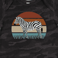 thumbnail image 4 of Inktastic Zebra Safari Animal Sunset Boys or Girls Baby Bodysuit, 4 of 5
