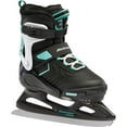 thumbnail image 3 of Bladerunner Ice by Rollerblade Micro XT Ice Girl's Adjustable Ice Skates, Black/Light Teal, 3 of 6