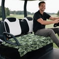 thumbnail image 5 of XYZCANDO Camouflage 2-Seat Golf Cart Seat Cover With 4 Storage Pockets - Non-Slip Washable Universal Golf Cart Accessory for Golf Lovers, 5 of 8