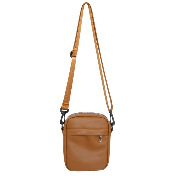 Bolso bandolera de cuero PU Bolso de hombro casual de moda portátil para el trabajo (marrón) Ehuebsd Para Estrenar