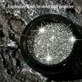Reflective Glitter Gel Polish Nail Powder Silver Sparkling Sand Powder