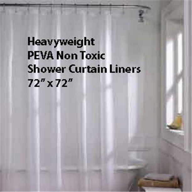 Sceva 10 26 Heavy Gauge Peva Shower, What Is The Standard Size Of Shower Curtain