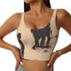 thumbnail image 1 of Fotbe Child And Lion Sketch Sujetador Deportivo Largo sin Aros para Mujer con Almohadillas y Soporte Medio, Transpirable y Absorbente, Camiseta Tipo Chaleco o Tank Top-Small, 1 of 8
