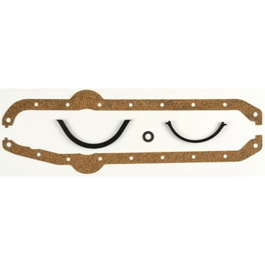 JEGS 210091 Oil Pan Gasket Small Block Chevy Right & Left Hand Dipstick Thin Fro