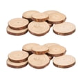thumbnail image 1 of 20PCS Rebanada de Registro de Madera Redonda de áRbol Natural para Decoración de Mesa de Corteza de Centro de Mesa, 1 of 5