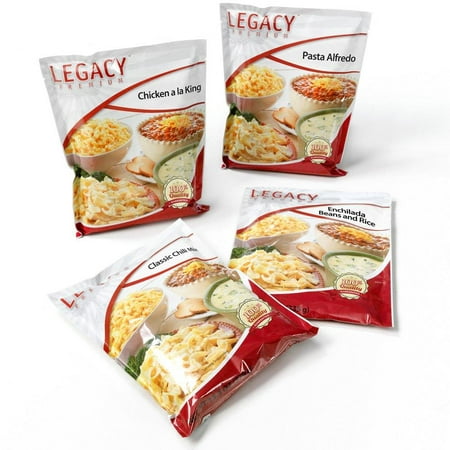 Emergency Preparedness Entree Meal Samples - 16 Large Servings - 4 Lbs - Prepper Freeze Dried Food Storage - Hiking/Backpacking/Camping/Doomsday Survival