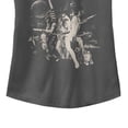 thumbnail image 4 of Star Wars Poster Design Junior Women's Gray Racerback Tank Top (Large), 4 of 4