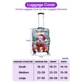thumbnail image 5 of Merry Christmas Bulldog Enjoys Woofmas Winter Xmas Holiday Travel Luggage Cover Dog Lover Gifts Idea Suitcase Dust Protective Decor - 02022, 5 of 5