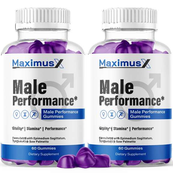 Maximus X Gummies Advanced Formula All Natural Vitamin Supplement MaximusX 120 Gummies