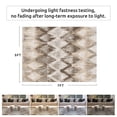 thumbnail image 2 of VUNATE Outdoor Rugs 5'x7' Modern Diagonal Patio Carpet Washable Area Rug for Living Room Indoor Outdoor Balcony Brown, 2 of 7