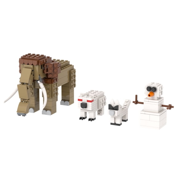 MOOXI 99 Nights Forest Mammoth Building Block Toys,Classic Sandbox Horror Game Model Action Figure Set,Gifts for Boys and Girls(273pcs)