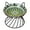 Green, variant on Raised Ceramic Cat Food Bowl - Elevated Cat Dish with Anti Slip Metal Stand - Wide Shallow Cat Bowl Whisker Friendly - Small Cat Plate - Cute Cat Feeding Bowls - Microwave and Dishwasher Safe - 8 oz