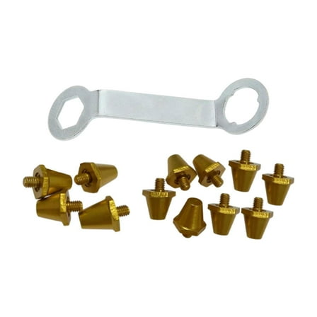 Luwecf 12x Football Boot Stable with Wrench Professional Football Shoe Spikes