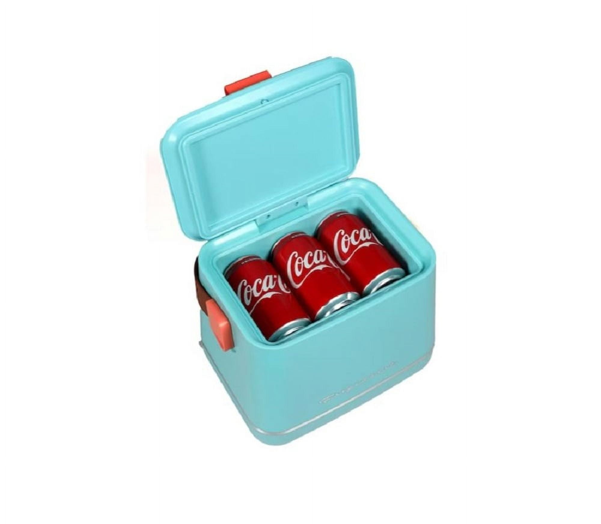 Restored Frigidaire EFMIS308-BLUE Portable Beverage Mini Fridge, 9" x 12" x 12" (Refurbished)