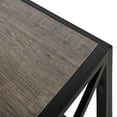 thumbnail image 3 of Tempered Glass Top Coffee Table-Industrial Style, Natural Wood MDF Top, 3 of 11