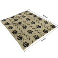 thumbnail image 2 of Paw Prints and Bones Blanket,Comfortable Soft Flannel Throw Blanket,All Season,Warm Lightweight Blankets for Sofa Bed Couch Living Room Chair,50"x60"(130x150cm), 2 of 4