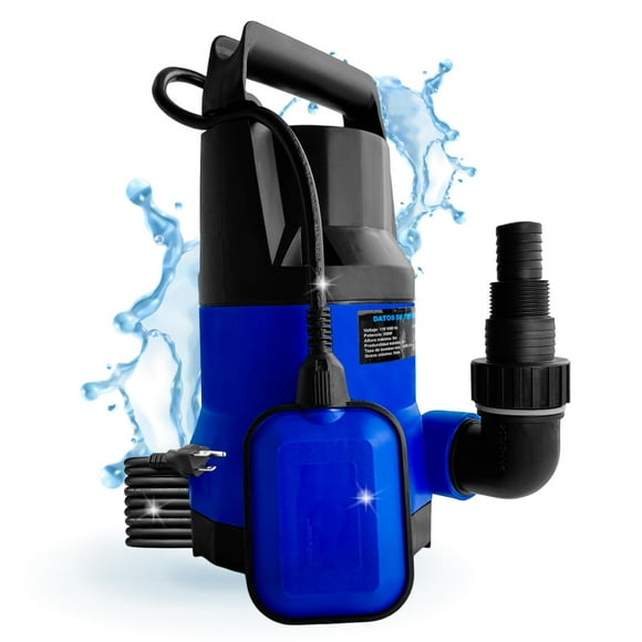 Bomba sumergible LUMO 1 HP agua limpia Muy Potente azul