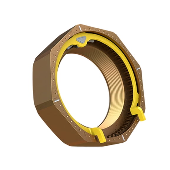 Universal Steer (FE) Keyway Axle Locking Spindle Nut 448-4837 AX 18-1500 614837