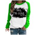 thumbnail image 2 of 2023 Chandail en Molleton de Mode pour Femmes 50 % de Rabais Liquidation T-shirt Imprimé Manches Longues Blouse Col Rond Hauts Décontractés Chandail en Molleton, 2 of 5