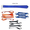 thumbnail image 3 of Kenally 4 tiras de nailon para playa, estables y duraderas para un rendimiento sólido, para colgar cordones pesados. Gafas de moto negro * 2.5 * 46 cm, 3 of 6