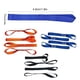 thumbnail image 3 of Sidaley 4 Uds cinturón de amarre sólido y de larga duración amarre de trinquete con cordones pesados ​​colgantes de nailon Gafas de moto azul * 2.5 * 46 cm, 3 of 6