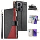 thumbnail image 1 of Funda cartera GANGXUN para Xiaomi Redmi Note 13 Pro Plus 5G , cuero PU con tarjetero, cremallera, correa de mano, soporte y protección 1255°, 1 of 6