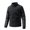 Black Thermal Cotton Jacket for Men, variant on Mens Thermal Cotton Jacket Workout Long Sleeve Clothes Fashion 2025 Trendy Classic Solid Coat Stand Collar Jacket Lightweight Design Casual Black XXL