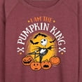 thumbnail image 3 of The Nightmare Before Christmas - I Am The Pumpkin King - Women's Lightweight French Terry Long Sleeve Shirt, 3 of 5