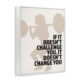thumbnail image 3 of Stupell Industries Contemporary Motivational Challenge Workout White Framed Giclee Art, 11 x 14, by Victoria Barnes, 3 of 8