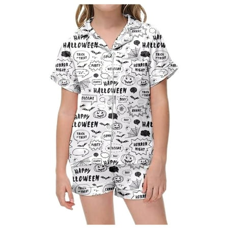 

YuYuBao Toddler Girls Pajamas Sets Graphic Shirts And Pants Pajama Sets With Pockets Set Childrens Sleepwear