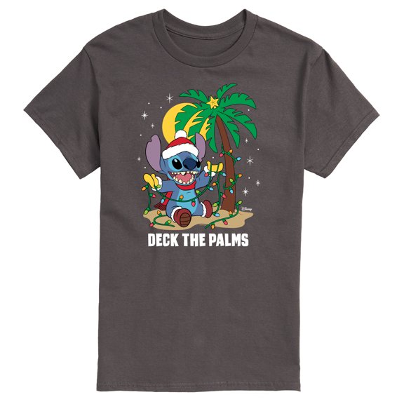 Lilo & Stitch - Deck The Palms - Men's Short Sleeve Graphic T-Shirt