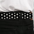 thumbnail image 4 of Buckle-Down Belt, Seatbelt Buckle Belt, Daisies Scattered Black White Yellow, 30 to 44 Inches, 4 of 9