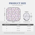 thumbnail image 2 of Kdxio Purple Rabbit Print 2-Piece Sun Shade Front Windshield - Foldable Car Front Window Sunshades for Most Sedans SUV Truck, 2 of 6